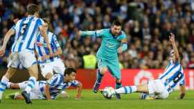 Messi en el Barça-Real Sociedad / EFE