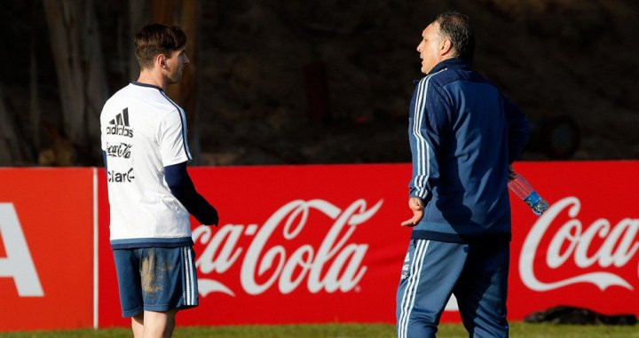 Leo Messi y Gerardo Martino durante su etapa como seleccionador de Argentina / EFE
