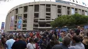 Imágenes del Camp Nou en un partido del Barça | EFE