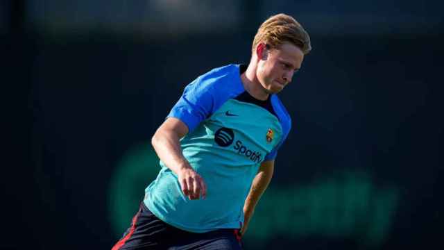 Frenkie de Jong, objetivo de las grandes de la Premier, en la actual pretemporada del Barça / FCB