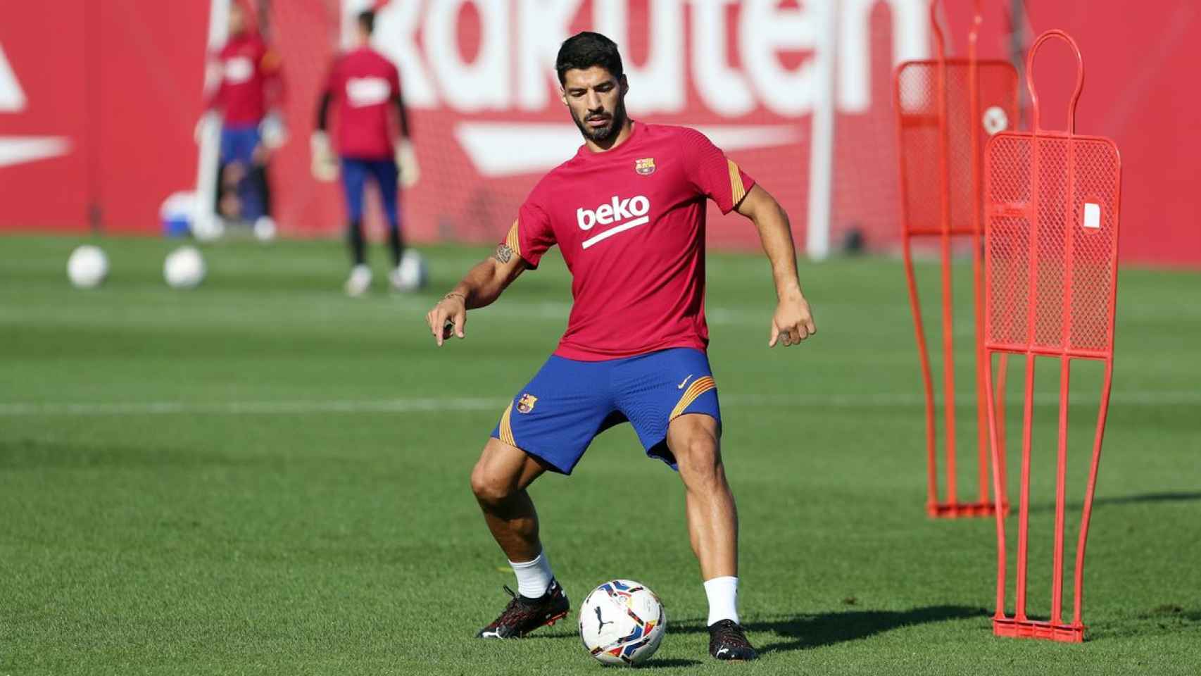 Luis Suárez durante un entrenamiento /FCB