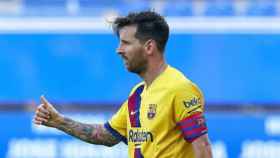Leo Messi durante el partido del Alavés / Redes
