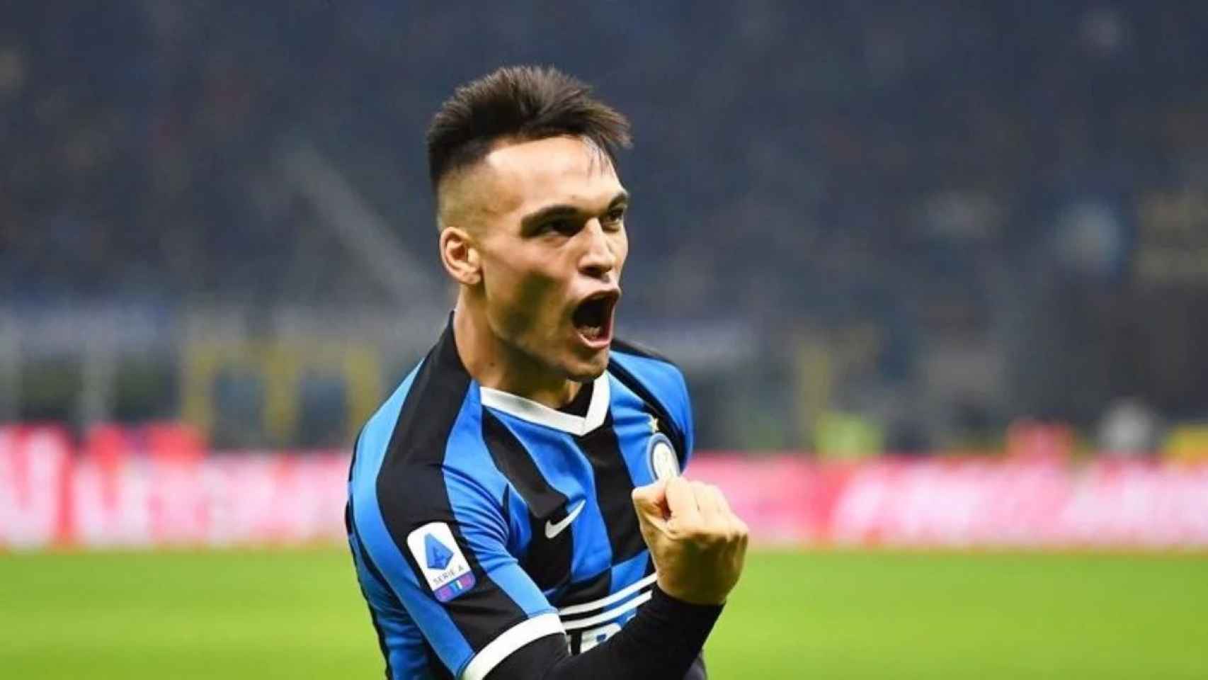 Lautaro Martínez, celebrando un gol con el Inter | EFE