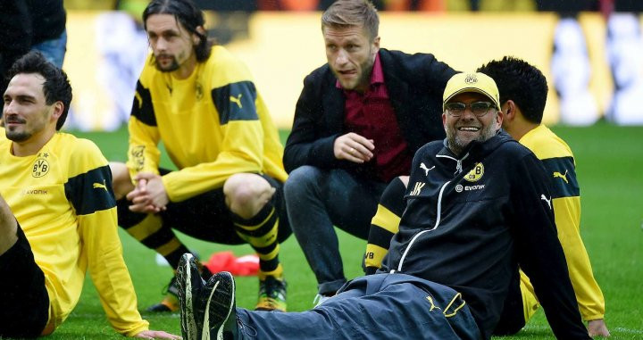 Klopp, Subasic y Hummels con el Borussia Dortmund / EFE