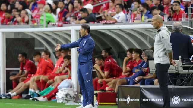 Zinedine Zidane en el duelo frente al Bayern de Múnich / EFE