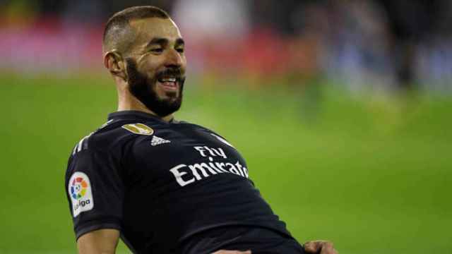 Una foto de Karim Benzema celebrando un gol / EFE