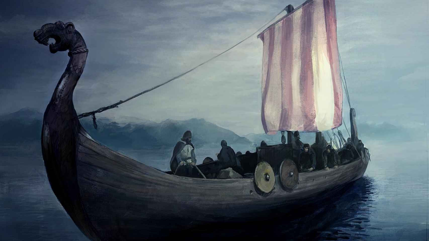 Ilustración de un barco vikingo / PIXABAY