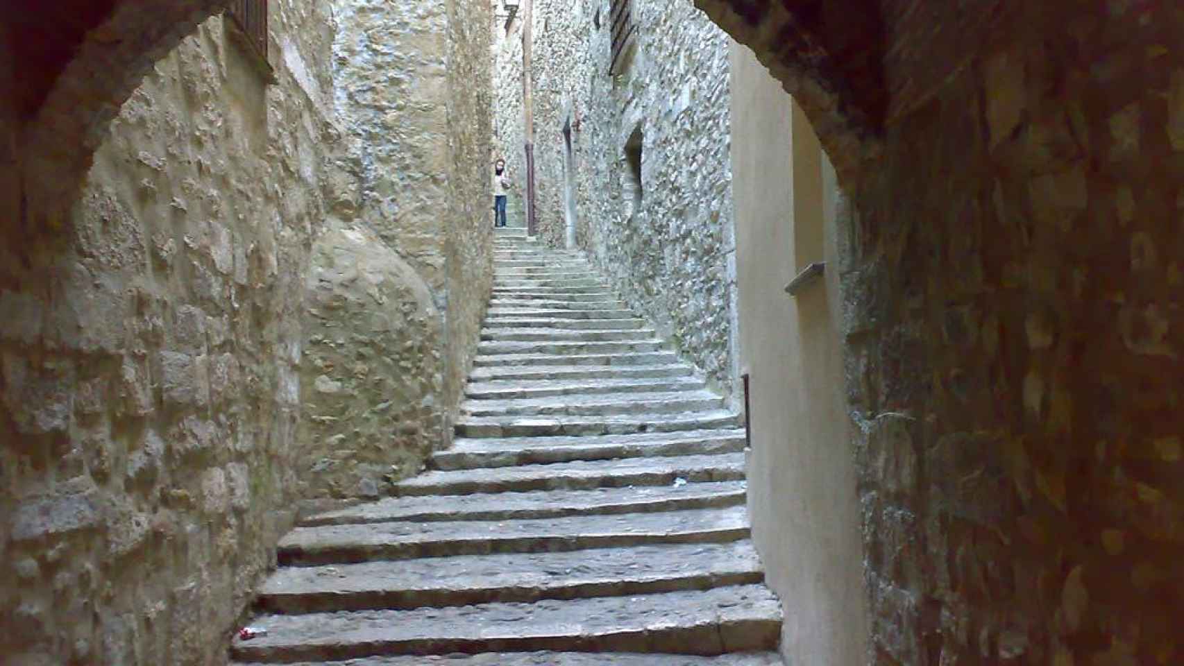 Calles de piedra en el barrio judío de Girona / CREATIVE COMMONS