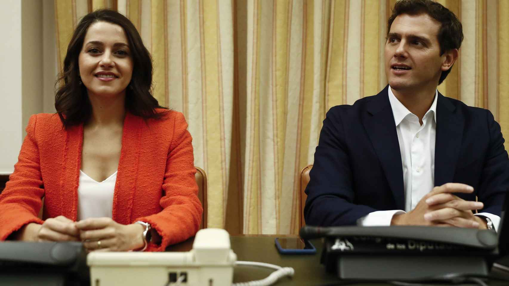 Inés Arrimadas y Albert Rivera en el último comité ejecutivo de Ciudadanos / EFE