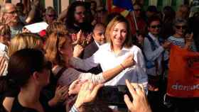 La actual alcaldesa del pueblo de Junqueras, Sant Vincenç dels Horts, Maite Aymerich / EP