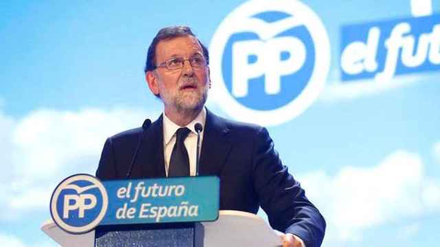 Mariano Rajoy, expresidente del Gobierno y aún presidente del PP, en el Congreso Nacional del partido en Madrid / EFE