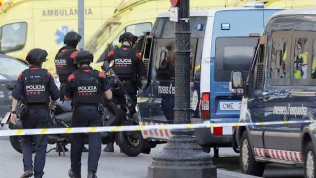 Los Mossos d'Esquadra durante una de las actuaciones tras el atentado de Las Ramblas de Barcelona / CG