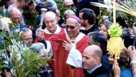 Joan Josep Omella, arzobispo de Barcelona, en una imagen de archivo el Domingo de Ramos / CG
