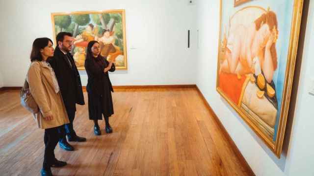 El presidente de la Generalitat, Pere Aragonès, visita el Museo Botero de Bogotá (Colombia) / ARNAU CARBONELL - GOVERN