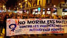 Manfestación contra la violencia machista el pasado 25 de noviembre en Barcelona / EP