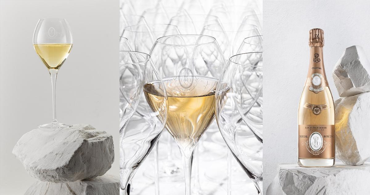 Imágenes del champagne Cristal Rosé de Louis Roederer / LOUIS ROEDERER