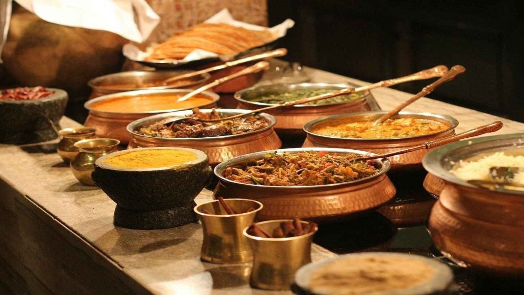 Un ejemplo de gastronomía india / PublicDomainPictures EN PIXABAY