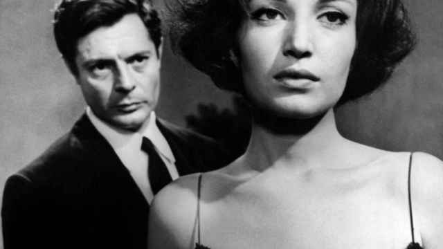 Marcelo Mastroiana y Monica Vitti en 'La notte'