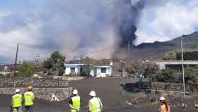 Emisión de humo del volcán de La Palma / EP