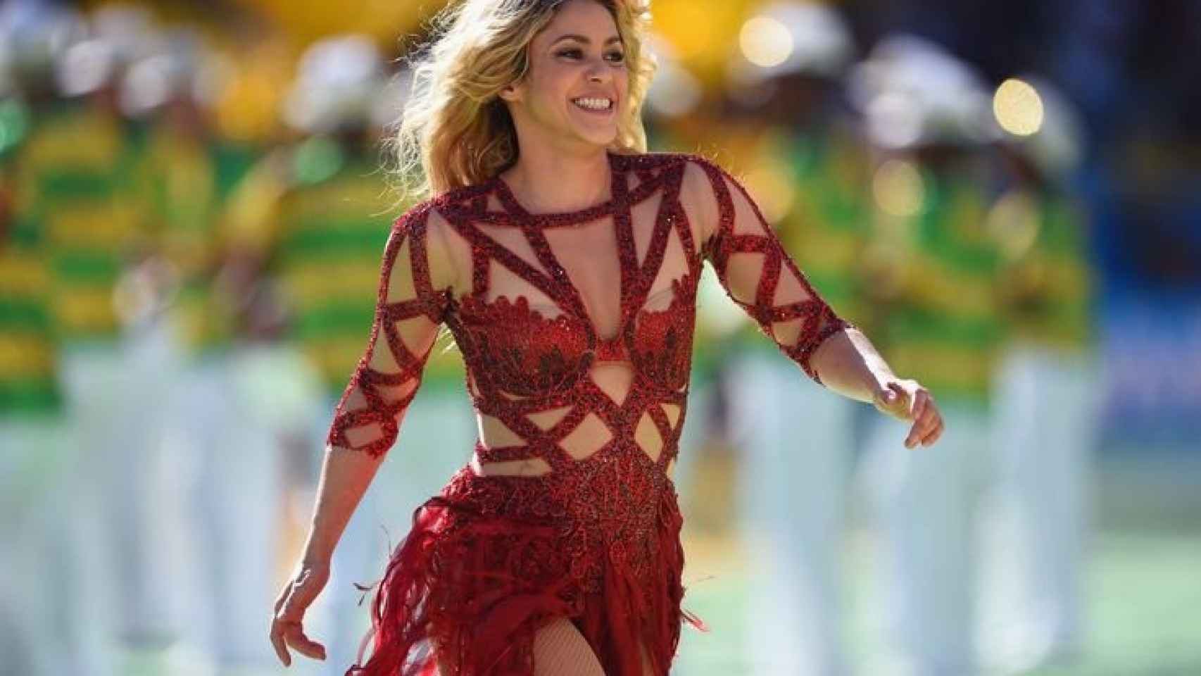 Shakira durante una actuación /REDES