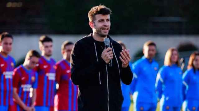 Piqué, en el emotivo evento del Barça Genuine / FCB