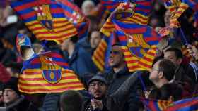 Aficionados del Barça durante un partido en el Camp Nou / FC Barcelona