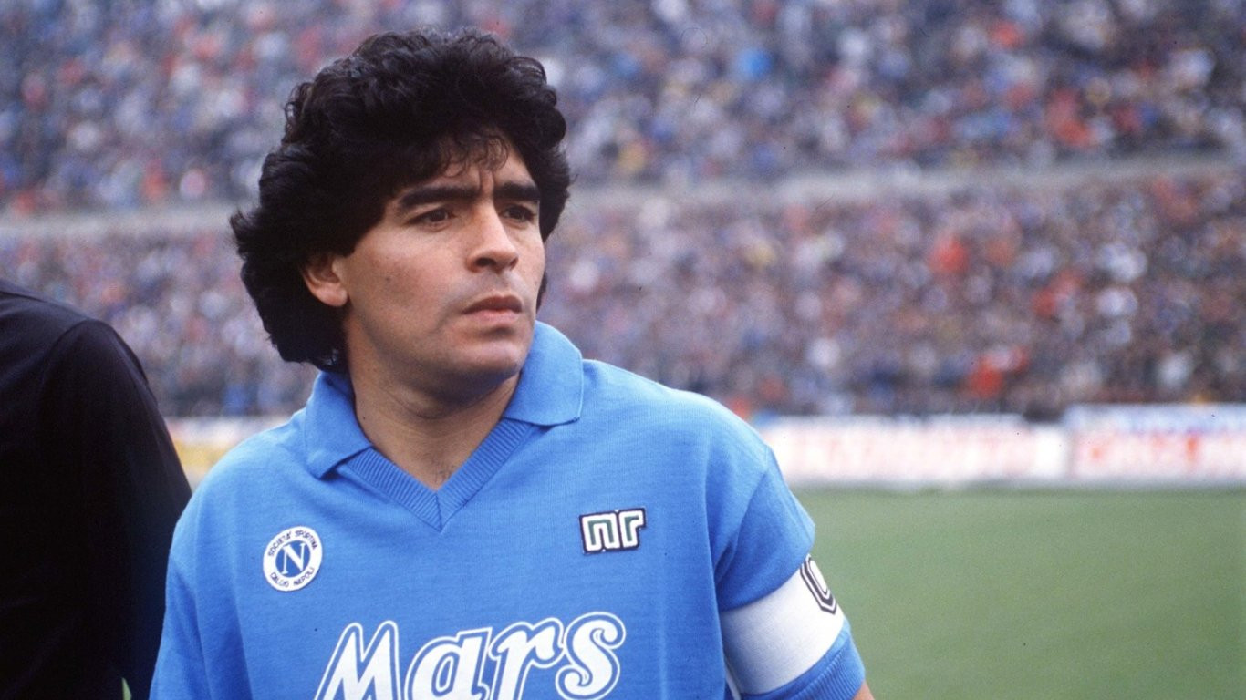 Maradona, en una imagen de archivo con el Nápoles / Redes