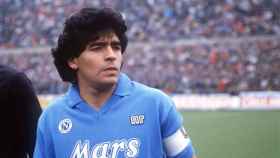 Maradona, en una imagen de archivo con el Nápoles / Redes