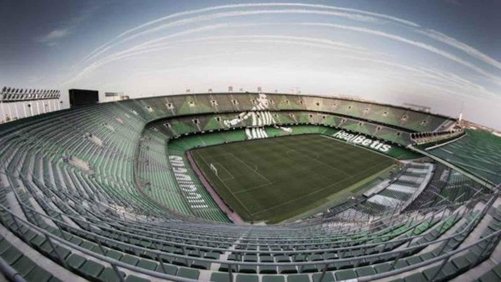 Una foto del estadio Benito Villamarín donde se jugará la final de la Copa del Rey 2019