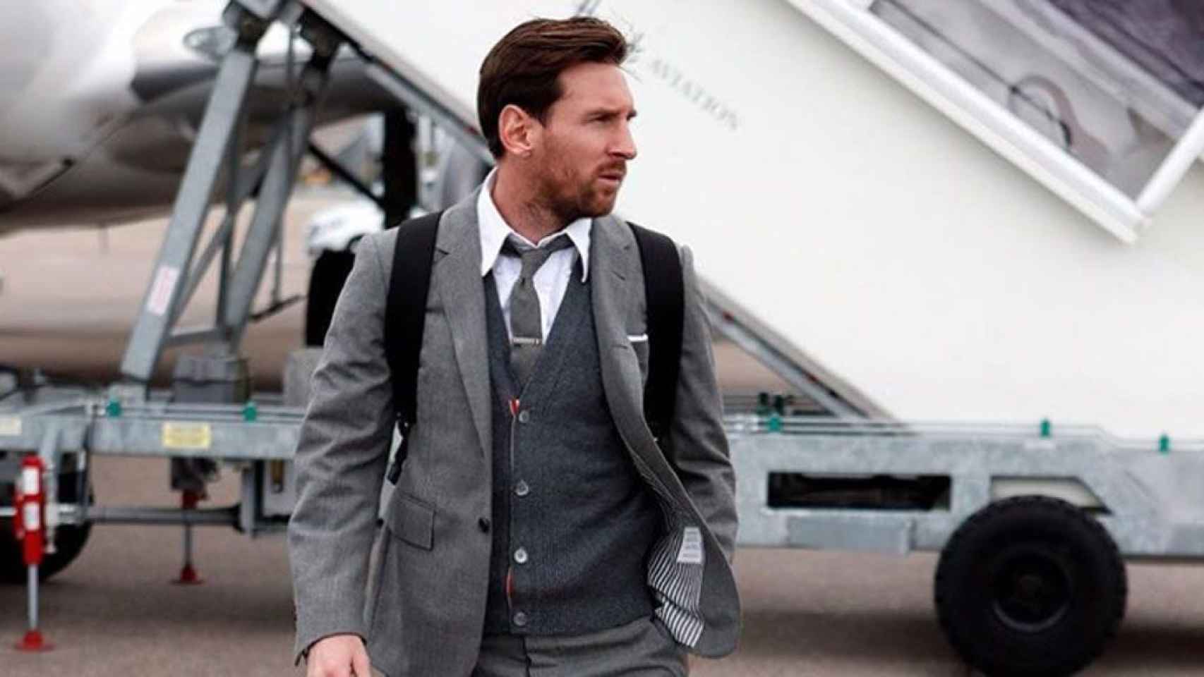 Leo Messi, a punto de coger un avión como jugador del PSG / REDES