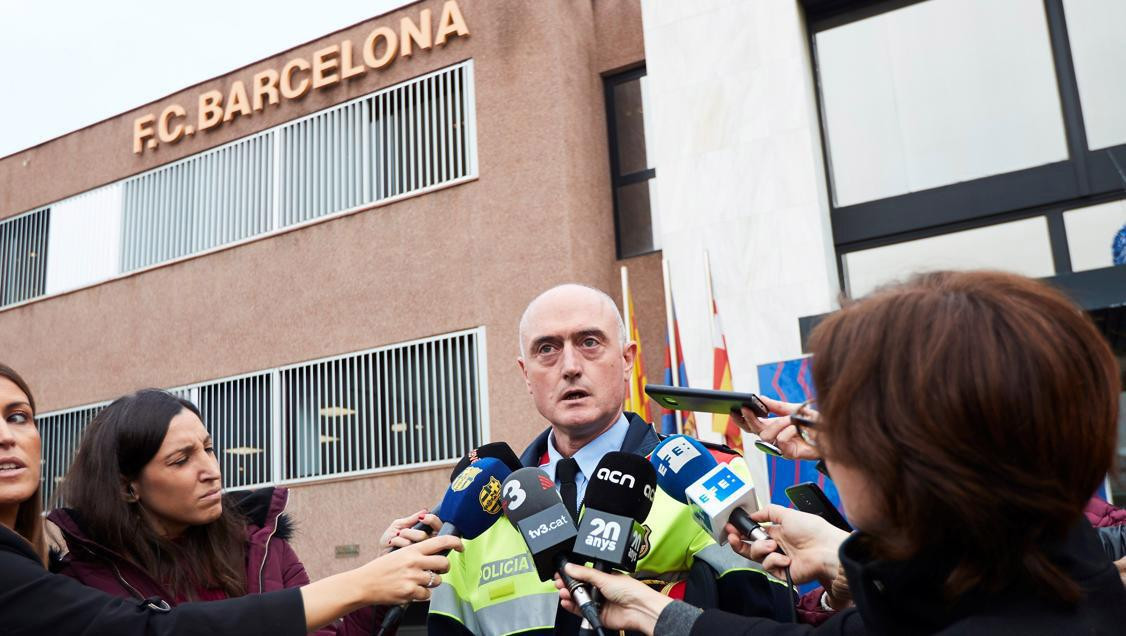 El inspector de los Mossos encargado de coordinar la seguridad del Barça Lluís Miquel Venteo / EFE