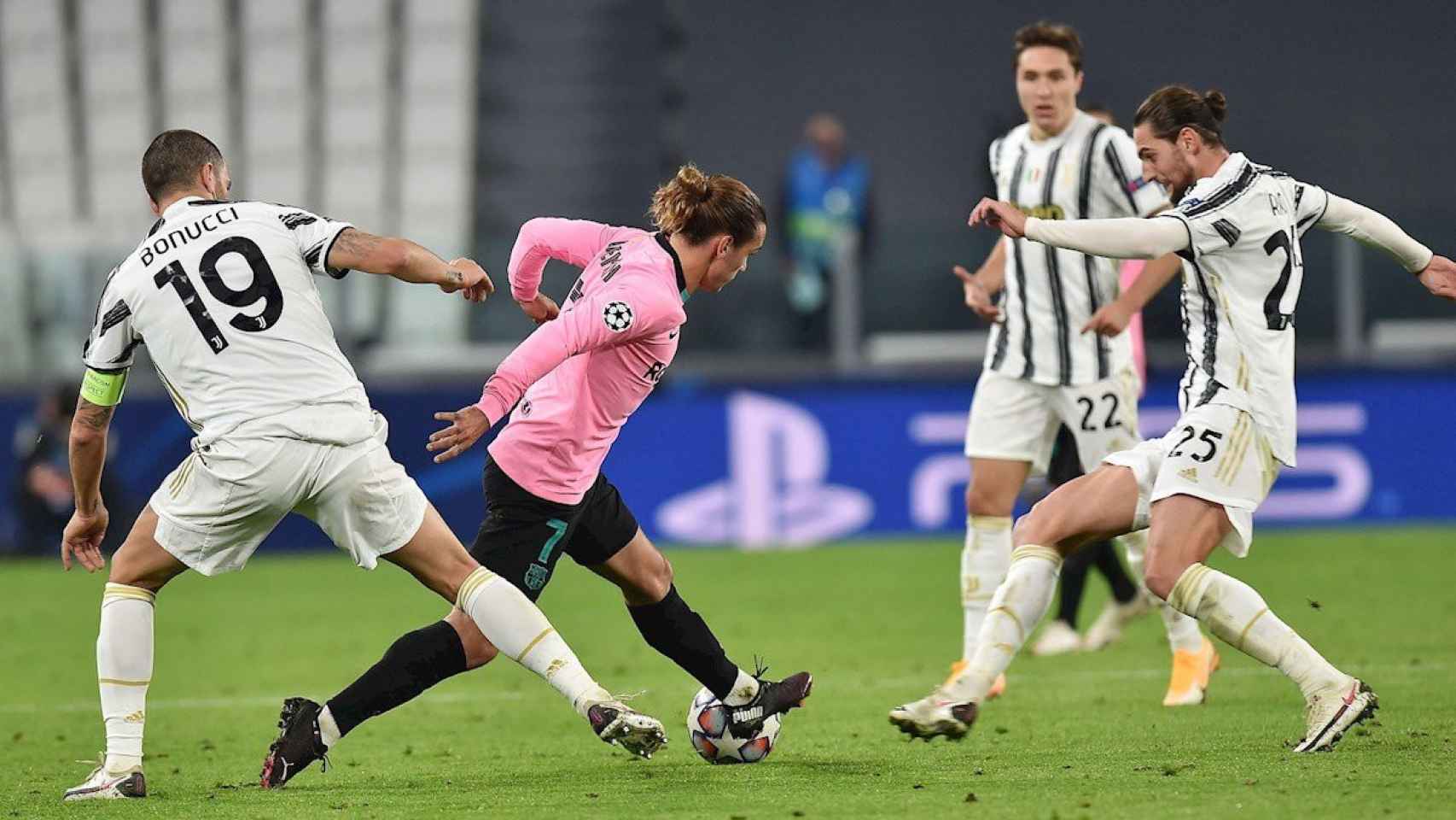 Griezmann contra la Juventus / EFE