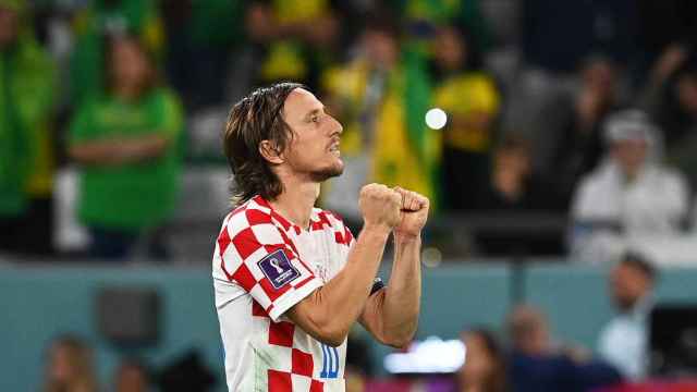 Modric, satisfecho tras la victoria de Croacia ante Brasil / EFE