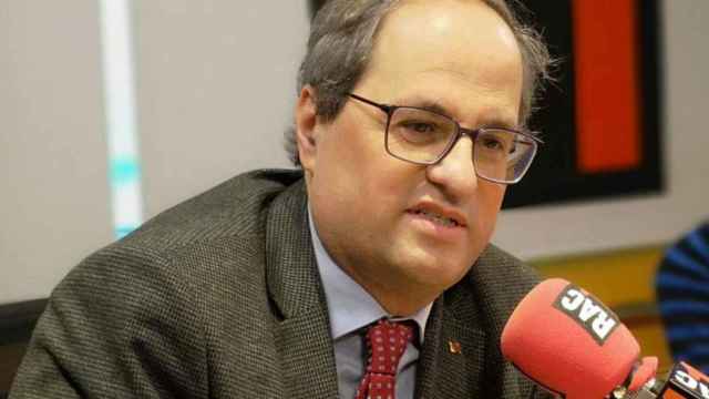 Quim Torra durante una entrevista en la radio / RAC1