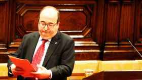 Miquel Iceta, primer secretario del PSC, en el Parlament de Cataluña / EFE
