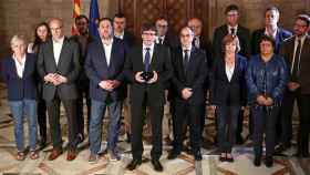 Puigdemont y cinco de sus exconsejeros viajaron desde Marsella a Bruselas