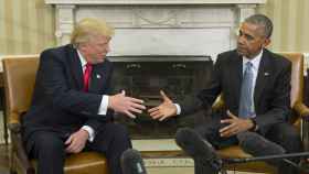 Barack Obama ha recibido hoy a Donald Trump en la Casa Blanca para preparar la transición / EFE