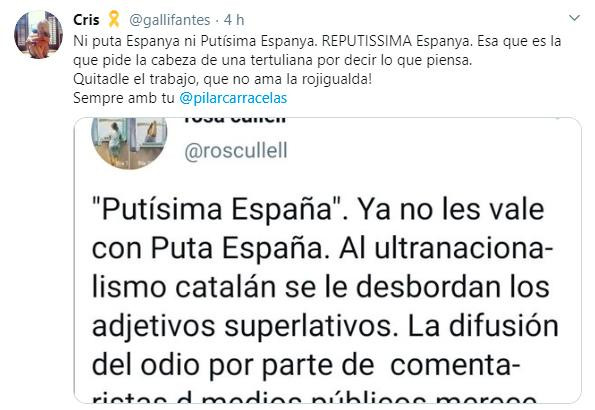 Cristina Gallifantes defiende a Pilar Carracelas: Reputísima España