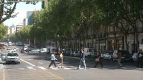 El paseo de Gràcia, una calle comercial de Barcelona / EUROPA PRESS