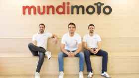 Alberto Fossas, Josep Talavera y Alex Lopera, fundadores de Mundimoto / CEDIDA