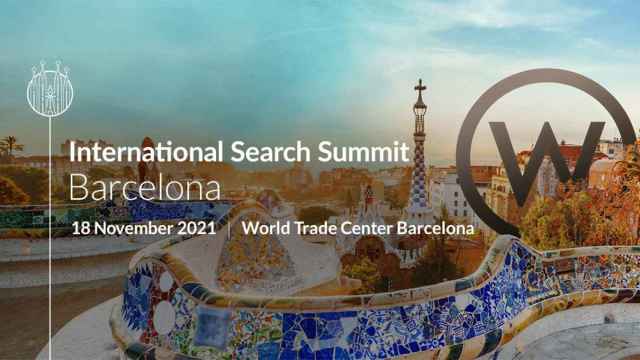 Cartel anunciador de la International Search Summer que se celebrará en Barcelona el 18 de noviembre / WEBCERTAIN