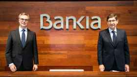 El presidente de Bankia, José Ignacio Goirigolzarri (dcha.); y el consejero delegado, José Sevilla / BANKIA