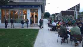 Una terraza de Gijón (Asturias) tras el pase a la fase 1 / EP