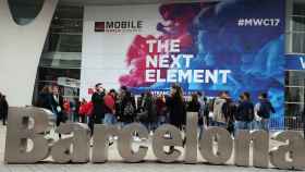 Imagen de la entrada al Mobile World Congress, en el recinto de la Feria de Barcelona / CG