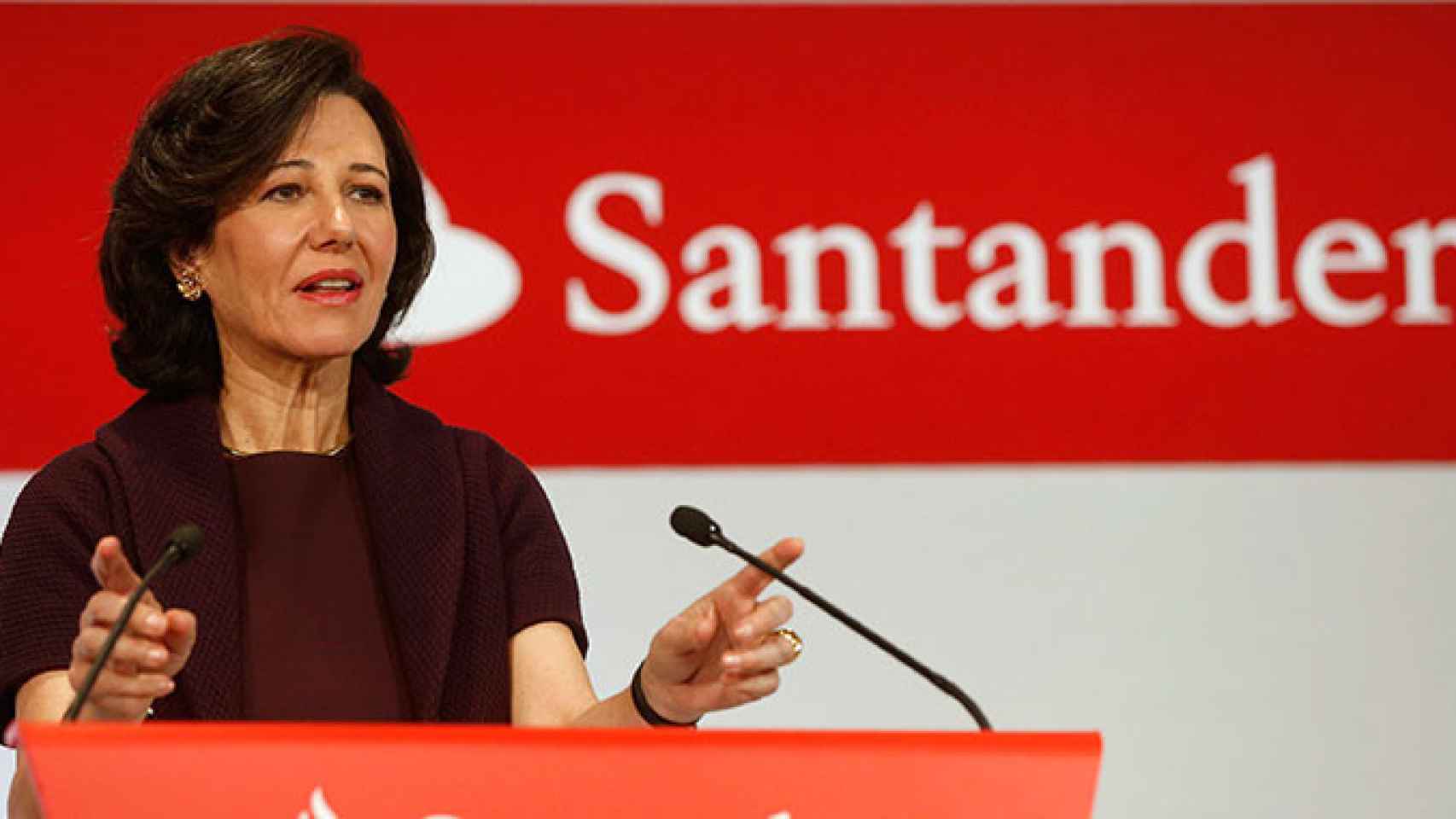 La presidenta de Banco Santander, Ana Botín, en una imagen de archivo / EFE