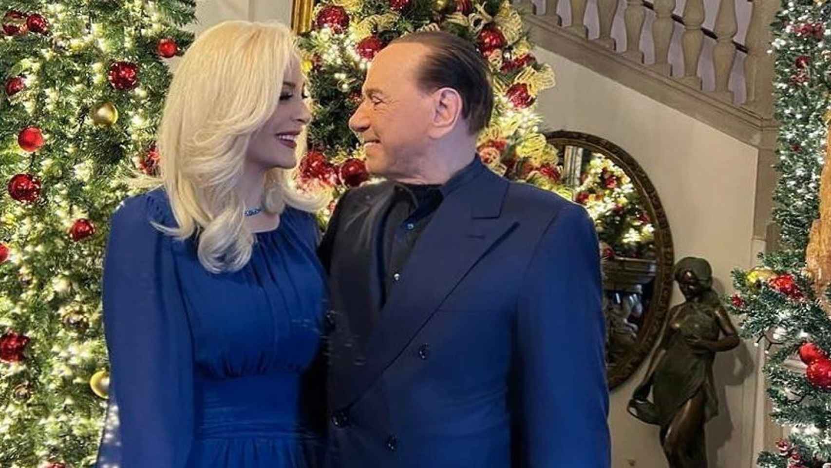 Silvio Berlusconi y Marta Fascina /INSTAGRAM