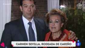 Carmen Sevilla y su hijo Augusto /TVE