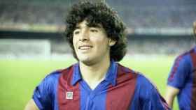 Diego Armando Maradona en su etapa como jugador del Barça / EFE