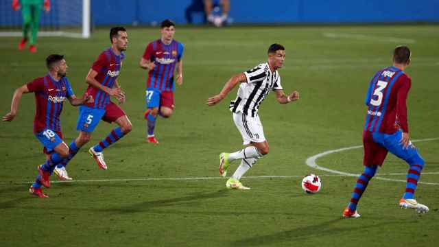 Cristiano Ronaldo en una acción en el Gamper / FC Barcelona