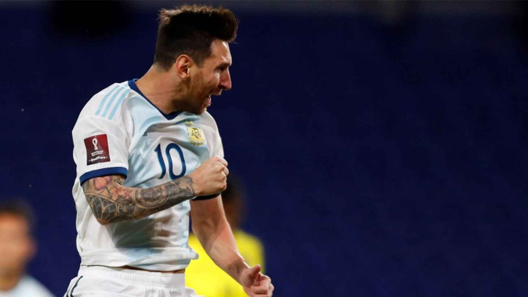 Messi marca con Argentina ante Ecuador / EFE